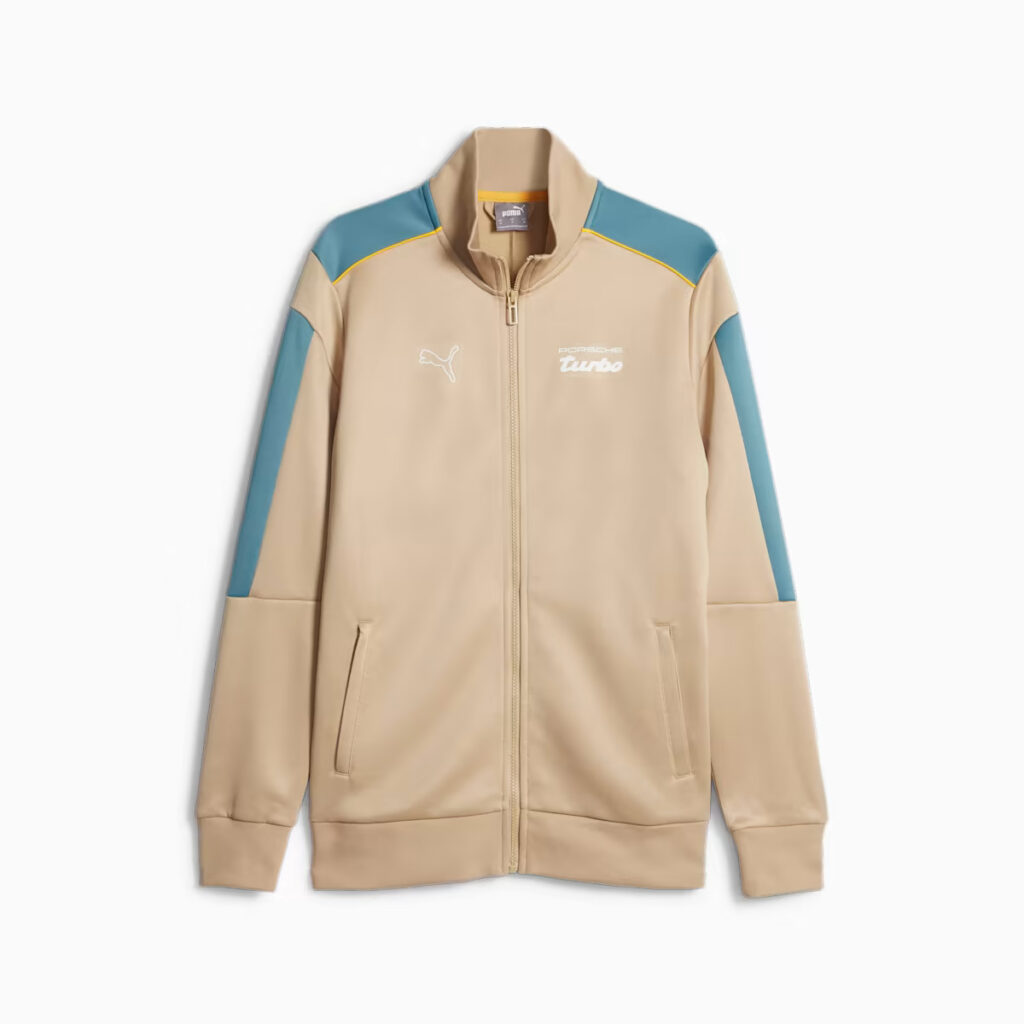 Porsche Legacy MT7 Men's Motorsport Track Jacket Sand Dune