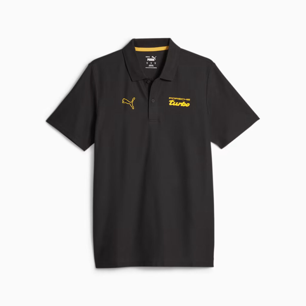 Porsche Legacy Men's Motorsport Polo Black