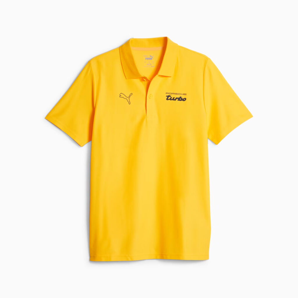 Porsche Legacy Men's Motorsport Polo Sport Yellow