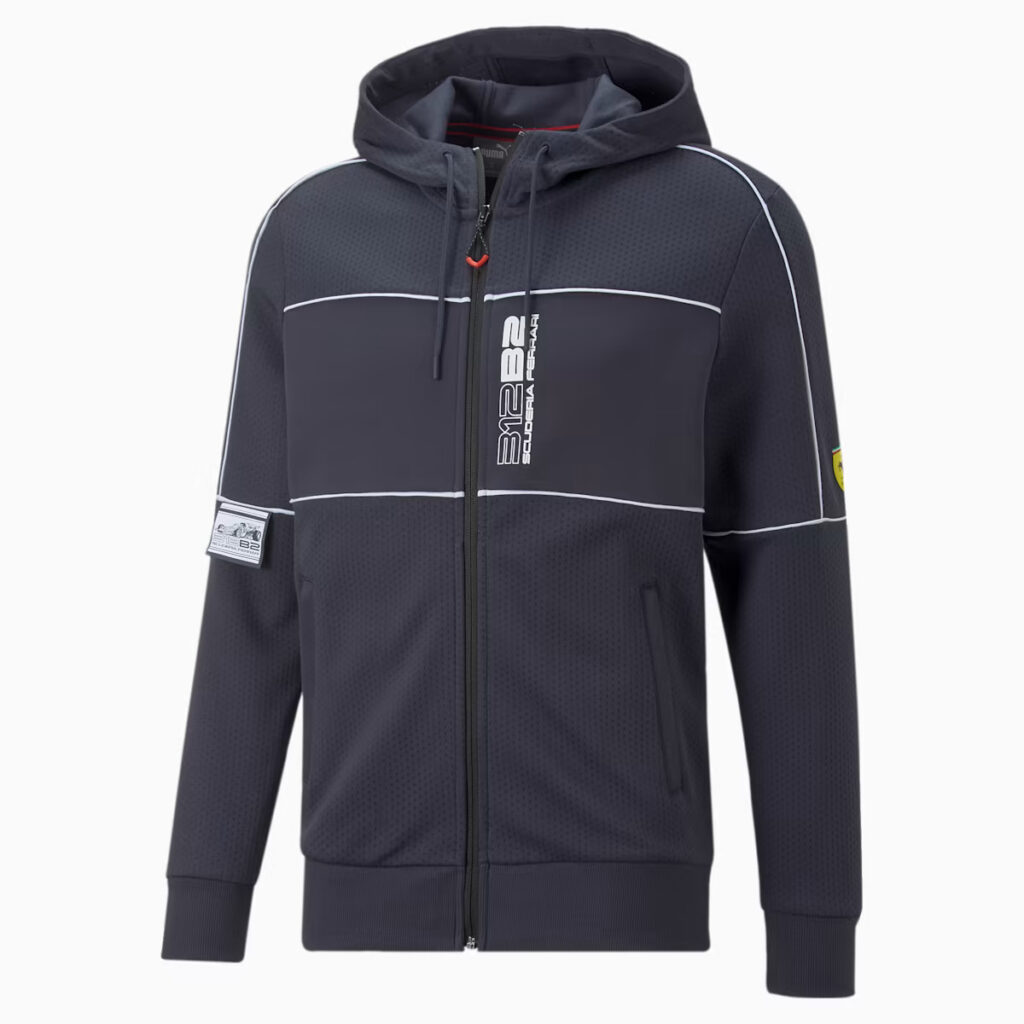 Ferrari Race Men's Hooded Sweat Jacket Parisian Night