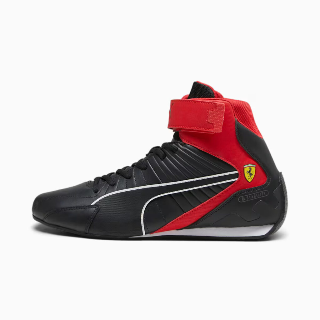 Scuderia Ferrari Kart Cat RL Mid Unisex Sneakers Black-Rosso Corsa