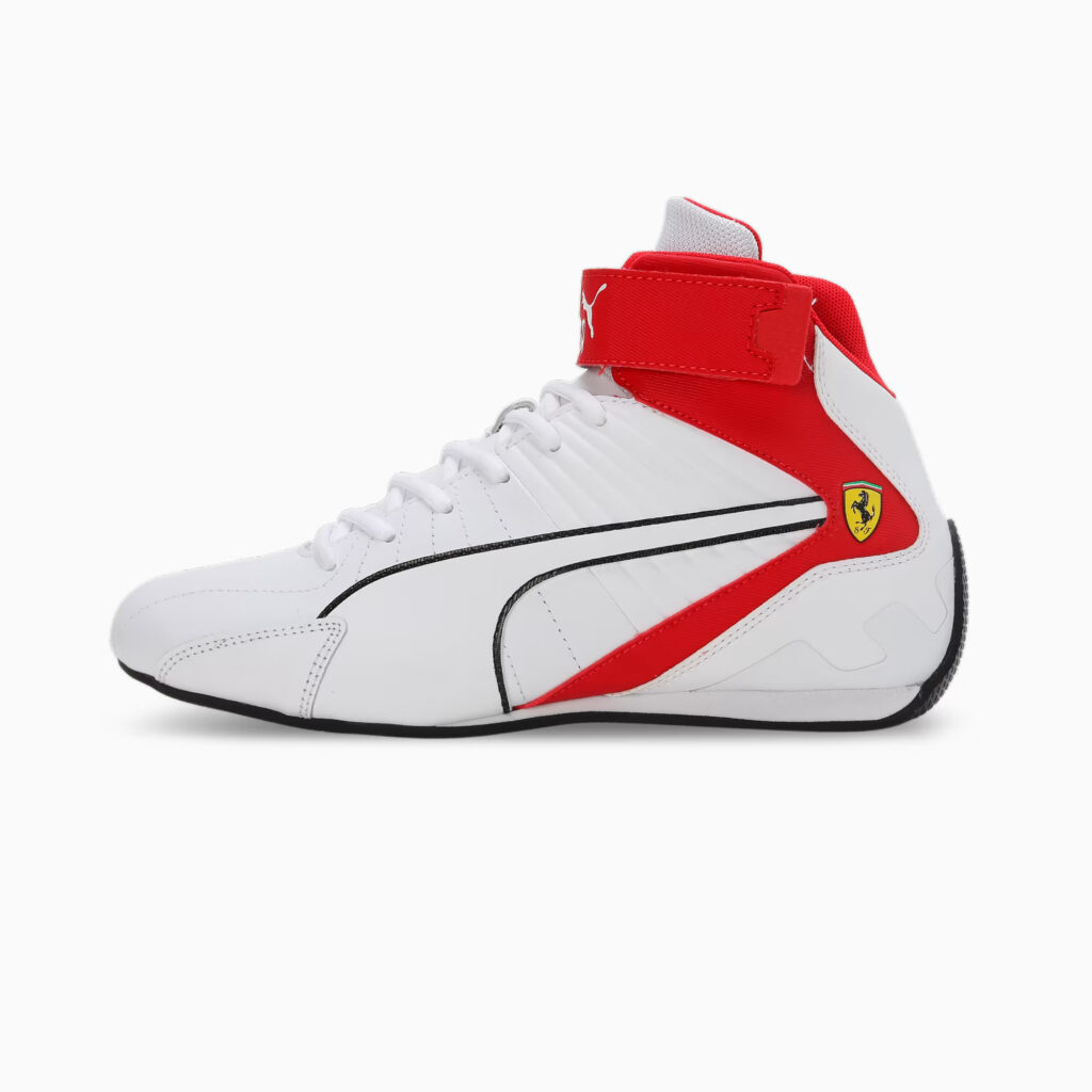 Scuderia Ferrari Kart Cat RL Mid Unisex Sneakers White-Rosso Corsa